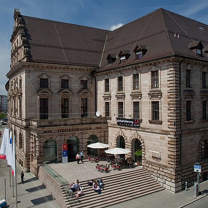 Gebäudeansicht Deutsches Museum Nürnberg
